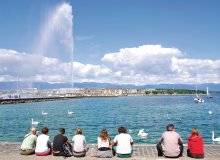 Genf Genfer See Schweiz © Peter Eckert