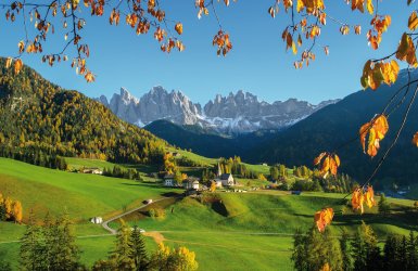 Villnöß Vall di Funes Villnößtal Südtirol Italien © iPics - stock.adobe.com