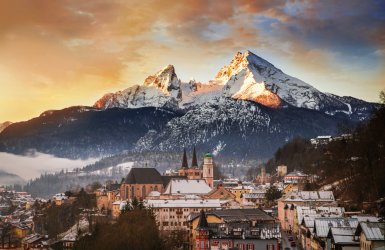 Berchtesgaden Dorf Berchtesgadener Land Bayern Deutschland © babsi_w - stock.adobe.com